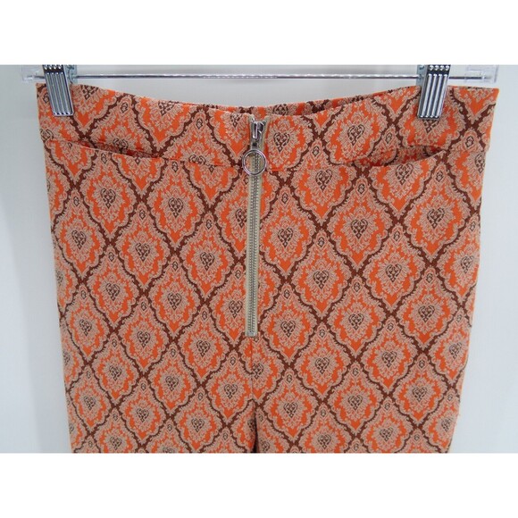 Urban Outfitters Women's Susie Jacquard High Waisted Zip Front Pants Size 4 - Picture 4 of 11